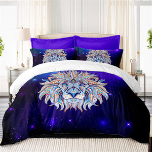 Housse de Couette Bleu Mandala