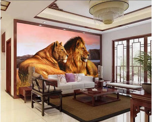 Poster Lion  et Lionne