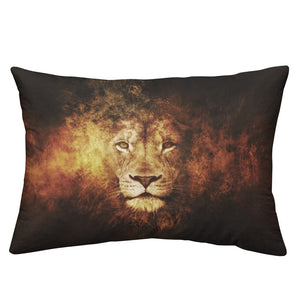 Housse de Couette Lion en Feu