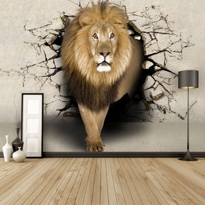 Poster/Mur Lion 3D