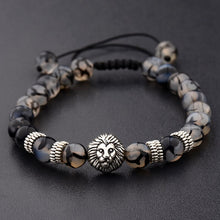 Charger l&#39;image dans la galerie, Bracelets Lion&lt;br&gt;Perles Rose