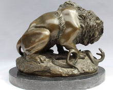 Charger l&#39;image dans la galerie, Statue Lion Agressif