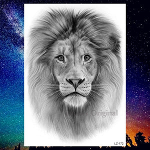 Tatouage tête Lion<br> Impériale Femme