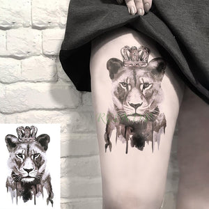 Tatouage Lion Waterproof