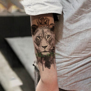 Tatouage Lion Waterproof