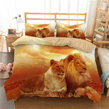 Charger l&#39;image dans la galerie, Housse de Couette&lt;br&gt;Lion et Lionne